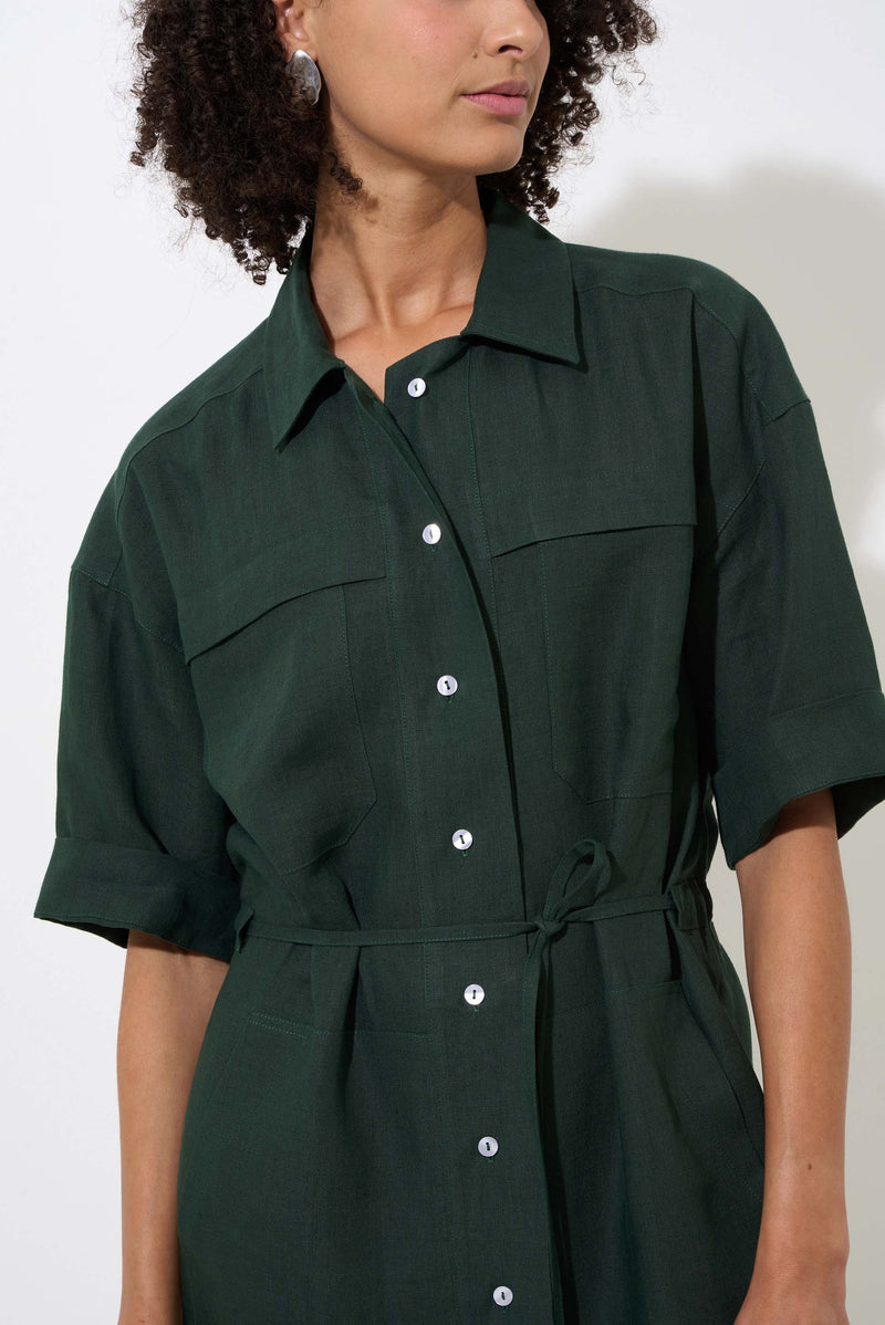 LESS SHORT - dark green