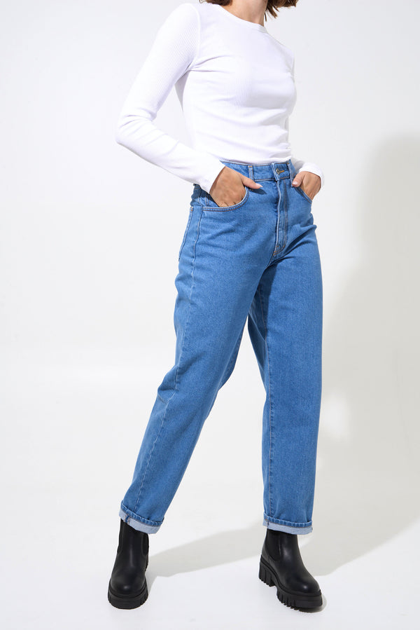 STRAIGHT - blue denim